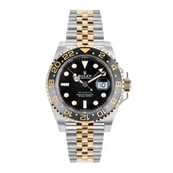 ROLEX GMT-MASTER II WATCH 40MM BLACK INDEX HOUR MARKERS DIAL 126713GRNR