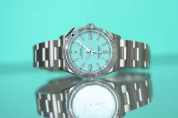 Rolex Perpetual Stainless Steel 36mm Tiffany Blue Oyster Box & Paper 2024 126000