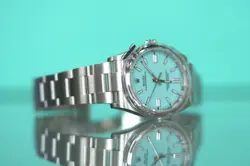 Rolex Perpetual Stainless Steel 36mm Tiffany Blue Oyster Box & Paper 2024 126000