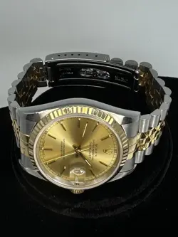 TWO-TONE 18K GOLD/STAINLESS