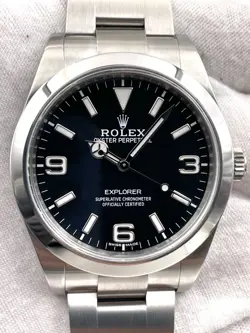 ROLEX EXPLORER I 39MM MKII DIAL 214270 BOX & PAPERS 2016