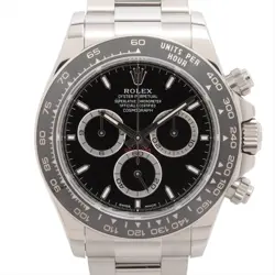 ROLEX DAYTONA 126500LN SS AT BLACK DIAL 2 EXTRA LINKS