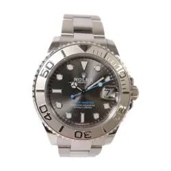 ROLEX Yacht Master 37mm Automatic Watch 268622 Stainless Steel/PT950 Black