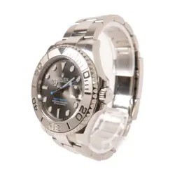 ROLEX Yacht Master 37mm Automatic Watch 268622 Stainless Steel/PT950 Black