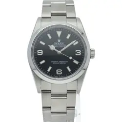 ROLEX Explorer 1 114270(Z) Stainless Steel mensWatch black Finished 2006 USED