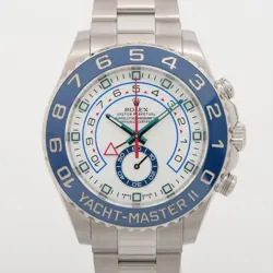 Rolex Yacht-Master II 116680 SS AT White Dial
