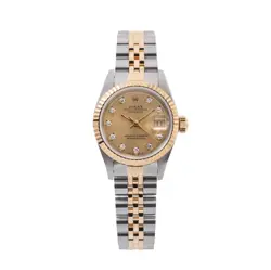 Rolex Datejust 69173 Champagne Diamond Dot - 1992 Full Set MINT