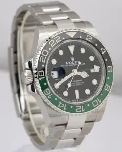 BRAND NEW 2024 Rolex GMT-Master II SPRITE GREEN Black 40mm 126720 VTNR Watch BOX