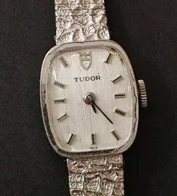 TUDOR (ROLEX) WOMEN'S 21 JEWEL WINDUP WATCH ~ WORKING 15MM