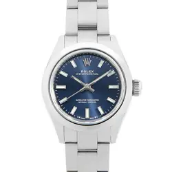 ROLEX OYSTER PERPETUAL 28 276200 BLUE RANDOM NUMBER SECOND HAND WOMEN