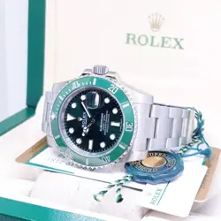 Rolex 40mm Green Dial Green Bezel Submariner Date 116610LV (2019)