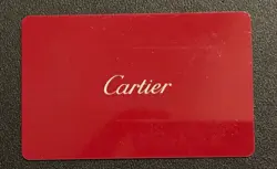 CARTIER CARD AUTHENTIC