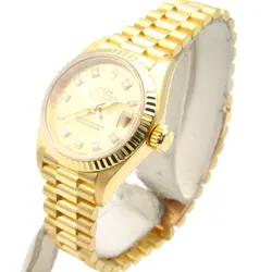 ROLEX Datejust 10P Diamond W Number CH/NP 69178G Ladies Watch From Japan G1213