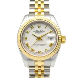 ROLEX DATEJUST F NUMBER 179173 LADIES WATCH FROM JAPAN G1213