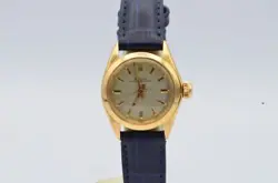 ROLEX OYSTER PERPETUAL WOMEN'S WATCH 24MM 18K 750 GOLD VINTAGE AUTOMATIC 6618 3