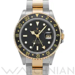 USED ROLEX GMT MASTER II 16713 BLACK CASE: 40×40MM MEN'S WATCH #121613