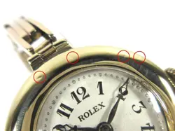 [N MINT] ROLEX    1910s Antique W D 18CT Silver Arabian Women s Hand wound Wat