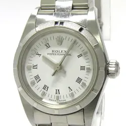 [N MINT] ROLEX  OYSTER PERPETUAL AUTOMATIC SS WHITE DIAL P 76030