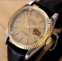 Rolex 16233 Later Version Men's 36mm DATEJUST QUICK SET  AUTOMATIC Cal 3035 Mov