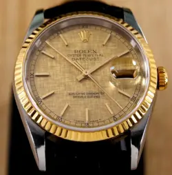 Rolex 16233 Later Version Men's 36mm DATEJUST QUICK SET  AUTOMATIC Cal 3035 Mov