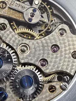 Rolex Marriage Watch w/ Custom, Dial & Case & factory bubbleback movement W/box