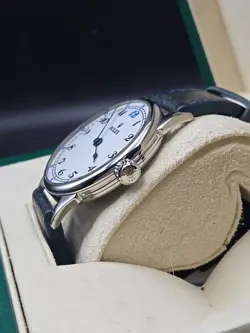 Rolex Marriage Watch w/ Custom, Dial & Case & factory bubbleback movement W/box