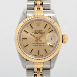 ROLEX DATEJUST 69173 SS×YG AT CHAMPAGNE-FACE 1 EXTRA LINK