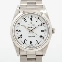 ROLEX AIR-KING 14000 SS AT WHITE DIAL 1 EXTRA LINK