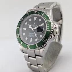 Rolex 16610LV Submariner Date Kermit 40mm 2006 Z Serial Box & Papers