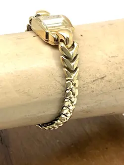 Rolex Women's Watch 8135 Vintage Cocktail 18k Gold Case Swiss Manual Wind Petite