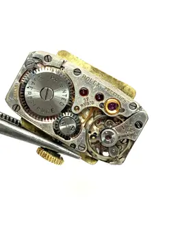 Rolex Women's Watch 8135 Vintage Cocktail 18k Gold Case Swiss Manual Wind Petite