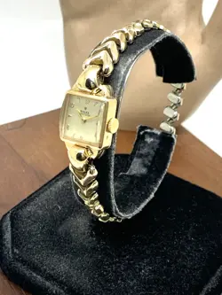 Rolex Women's Watch 8135 Vintage Cocktail 18k Gold Case Swiss Manual Wind Petite