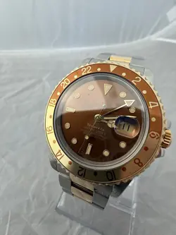 ROLEX GMT-MASTER II MEN'S BLACK WATCH - 16713