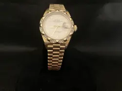 LADIES 18K YELLOW GOLD ROLEX WATCH