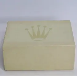 Rolex Oyster Perpetual ref 1002 w/ Box 18k Gold Bezel Crown 1966 Linen Dial 34mm