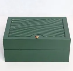 Rolex Oyster Perpetual ref 1002 w/ Box 18k Gold Bezel Crown 1966 Linen Dial 34mm