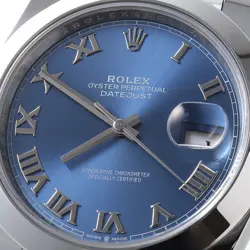 ROLEX DATEJUST 41 126300 BLUE ROMAN 5 ROW JUBILEE BRACELET RANDOM NUMBER SEC...