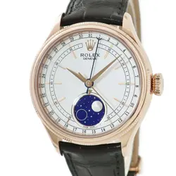 ROLEX CELLINI MOONPHASE 50535 RANDOM MEN'S RANDOM WHITE #HD025