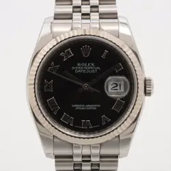 ROLEX DATEJUST 116234 SS×WG AT BLACK DIAL