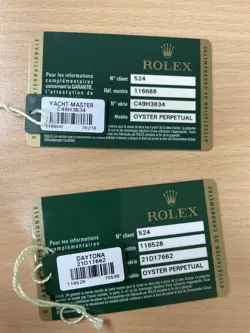 YACHT MASTER CARDS