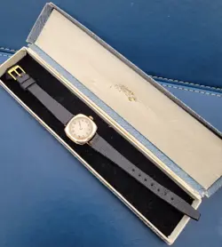 Rolex W&D Antique Vintage Watch Rare 9ct Gold Cushion 26mm case working,