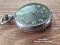 Vintage WWII Rolex British Military Swiss Made Original 15 Rubies Pocket Watch