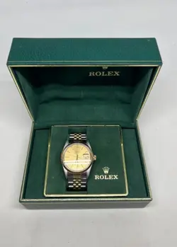 ROLEX DATEJUST 16013 CHAMPAGNE DIAL 36MM