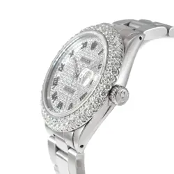 Rolex Datejust 36MM 16014 Diamond Roman Dial Oyster Stainless Steel Watch