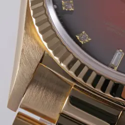 ROLEX Day Date 8P Diamond/2P Bucket Diamond 18238A Red Gradation L Number se...