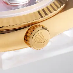 ROLEX Day Date 8P Diamond/2P Bucket Diamond 18238A Red Gradation L Number se...