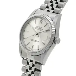ROLEX  DATEJUST 16234 P NUMBER MANUFACTURED AROUND 2000 SILVER WATCH R45_1216