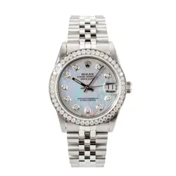 Rolex Datejust 31MM 68274 Diamond Mop Dial Jubilee Stainless Steel Ladies Watch
