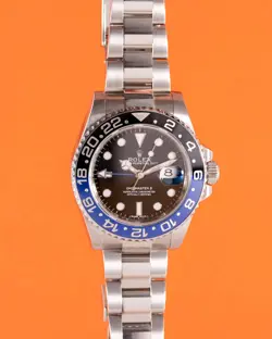 ROLEX GMT MASTER II 40MM 116710BLNR BATMAN ON OYSTER