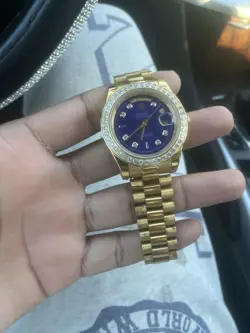 ROLEX DATEJUST 36MM BLUE DIAL FLUTED JUBILEE